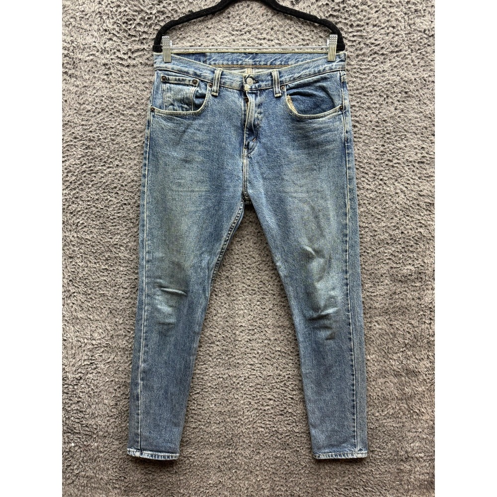 Levi's 512 Mid Rise Slim Fit Tapered Denim Jeans Medium Wash Mens Size 31 x 32